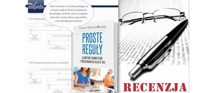 PROSTE REGUŁY. ALGORYTMY GRAMATYCZNE Z ĆWICZENIAMI DLA KLAS IV–VIII - recenzja